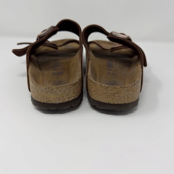 Birkenstock Arizona Brown Oiled Leather Sandals Narrow - Picture 4 of 8